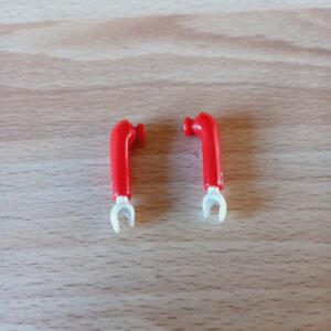 Paire de bras rouges neuf Playmobil
