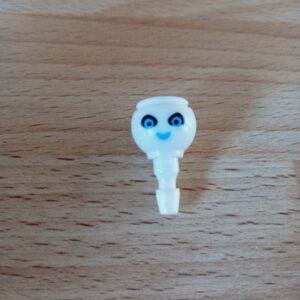 Tête blanche yeux bleus Playmobil