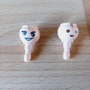 Tête double face gros sourcils Playmobil