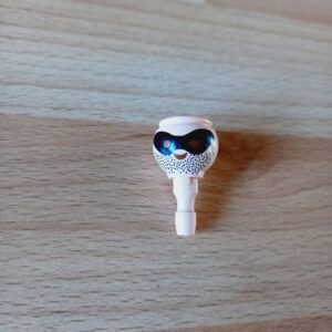 Tête barbue avec masque Playmobil
