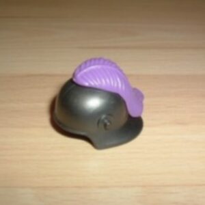 Casque chevalier plume violette Playmobil