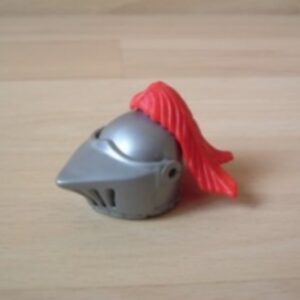 Casque chevalier plume rouge Playmobil