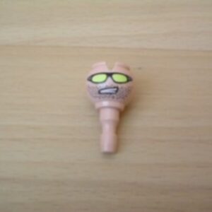 Tête double face avec lunettes Playmobil