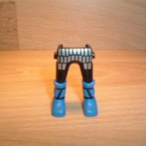 Jambes argentées bottes bleues neuf Playmobil