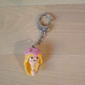 Tête porte clés princesse neuf Playmobil