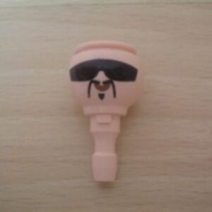 Tête asiatique avec lunettes Playmobil