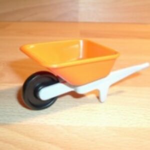 Brouette orange Playmobil