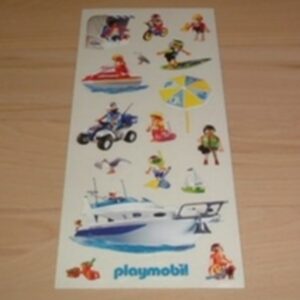Sticker autocollant neuf Vacances Playmobil