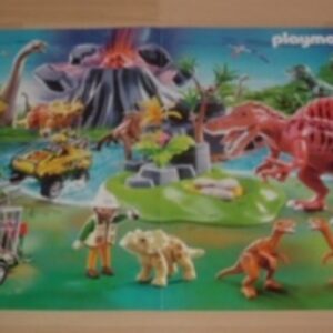 Poster dinosaures Playmobil