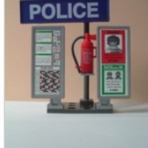 Panneaux d’affichage de police neuf Playmobil