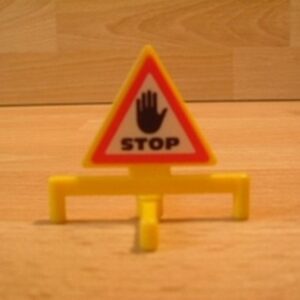 Panneau Stop Danger Playmobil