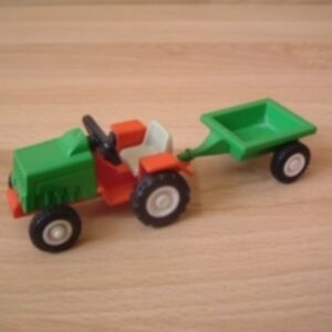 Tracteur vert et rouge enfant Playmobil