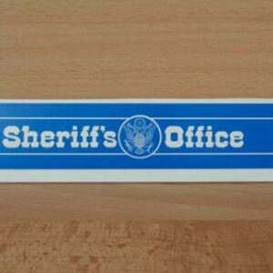 Sticker autocollant neuf Sheriff’s Office Playmobil