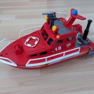 Vedette bateau de secours Playmobil