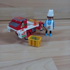 Vendeur hot dog et tricycle Playmobil
