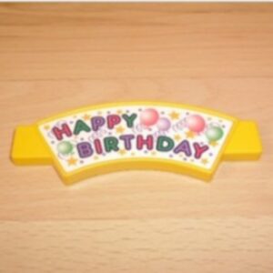 Enseigne Happy Birthday Playmobil