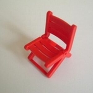 Chaise pliante rouge Playmobil
