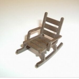 Rocking chair marron Playmobil