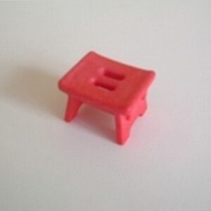 Tabouret rouge Playmobil