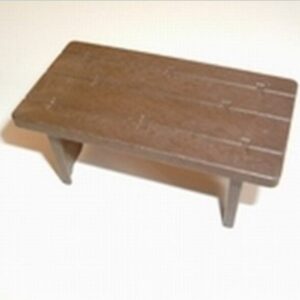 Table bois marron Playmobil