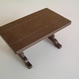 Table en bois marron neuf Playmobil