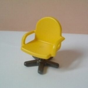 Fauteuil de bureau jaune neuf Playmobil