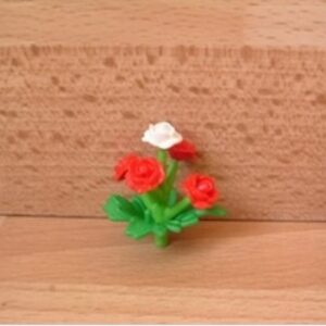 Bouquet 5 roses neuf Playmobil