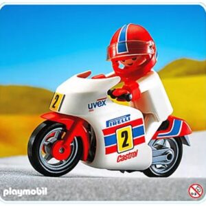 Playmobil Pilote moto de course 3303