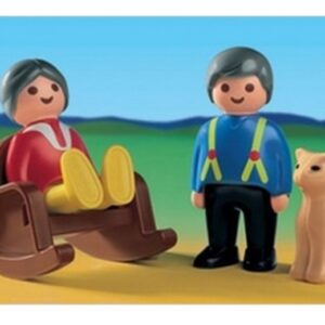 Playmobil 1.2.3 Grands-parents chat 6722