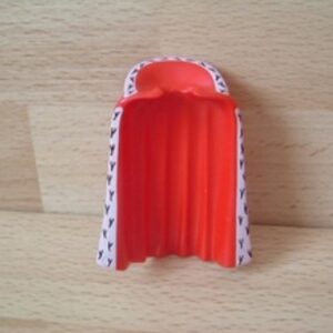Cape rouge avec col Playmobil