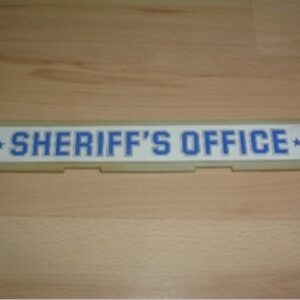 Enseigne Sheriff’s office Playmobil