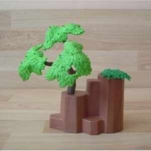 Rocher avec arbre Playmobil