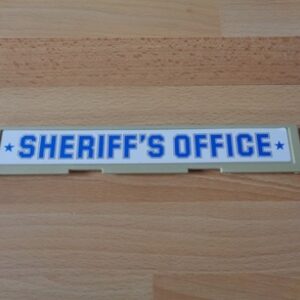 Western enseigne Sheriff’s office Playmobil