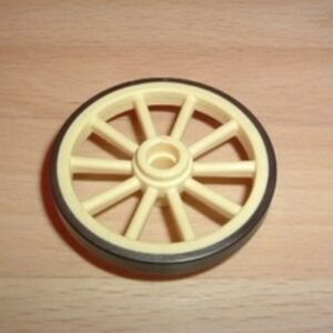 Roue crème 4,5 cm Playmobil