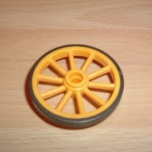 Roue jaune 4,5 cm Playmobil