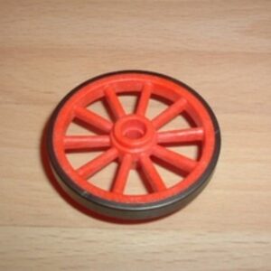 Roue rouge 4,5 cm Playmobil