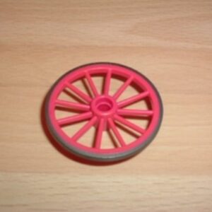 Roue rose 4,5 cm Playmobil
