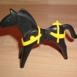 Équipement jaune pour cheval Playmobil
