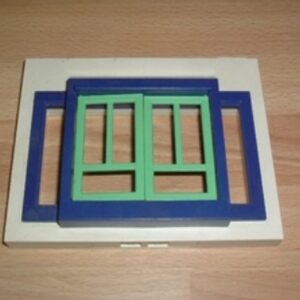 Fenêtre double avec mur Playmobil