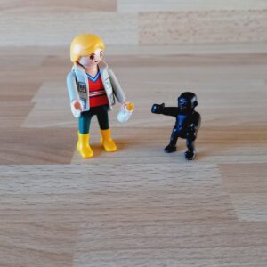 Soigneuse et bébé gorille neuf Playmobil