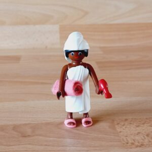 Femme serviette et sèche cheveux neuf Playmobil