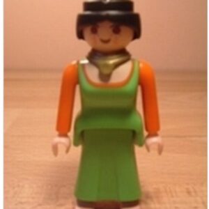 Princesse robe vert et orange Playmobil 3627