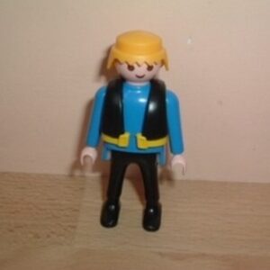 Policier blond pour bateau Playmobil 4429