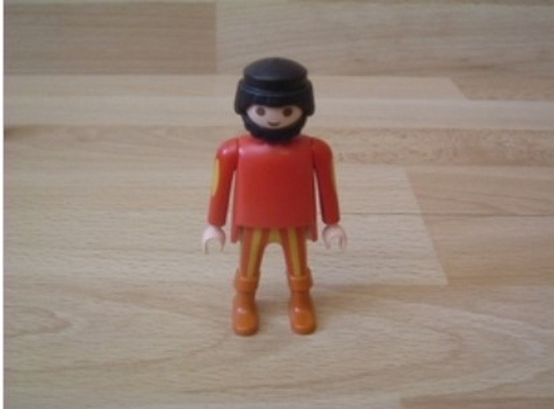 3 Personnages PLAYMOBIL Brigands Du Moyen Âge - Customisés/Personalises - Occasion