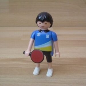 Joueur de tennis de table bleu Playmobil 5197