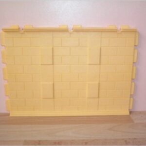 Mur jaune extérieur Playmobil