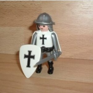 Chevalier blanc croix noire Playmobil 5825