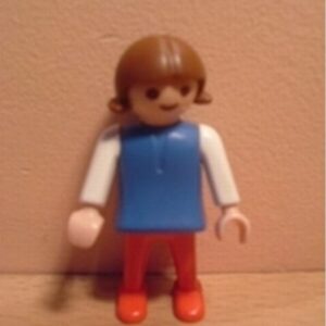 Enfant fille robe bleue Playmobil