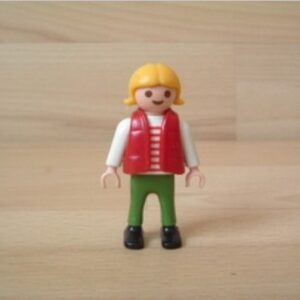 Enfant fille gilet rouge Playmobil