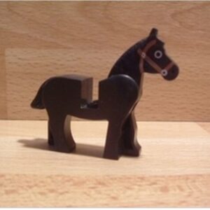 Cheval noir Lego
